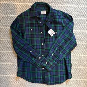 Crewcuts boys’ plaid button down shirt